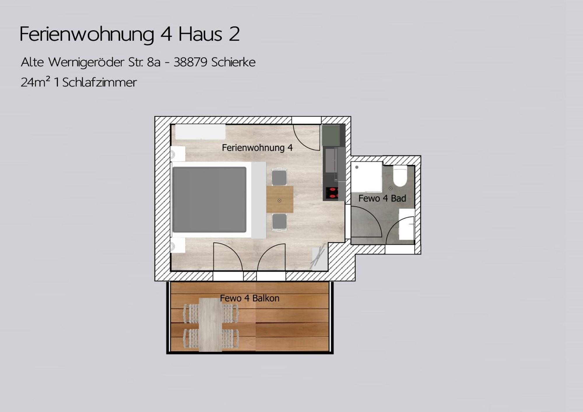 שירקה Auszeit-Im-Harz Haus 2 Wohnung 4 מראה חיצוני תמונה